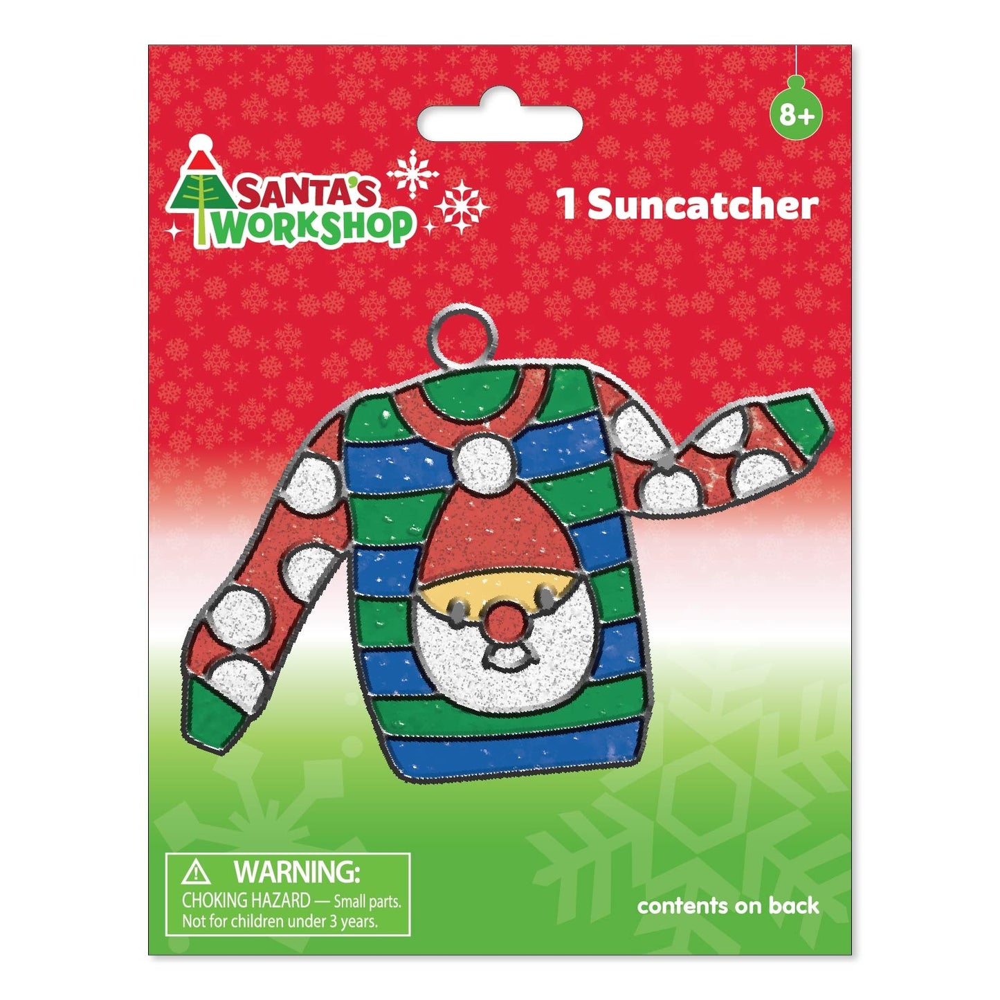 Colorbok Santa's Workshop Makit & Bakit Suncatcher Kit-Christmas Tree Sweater