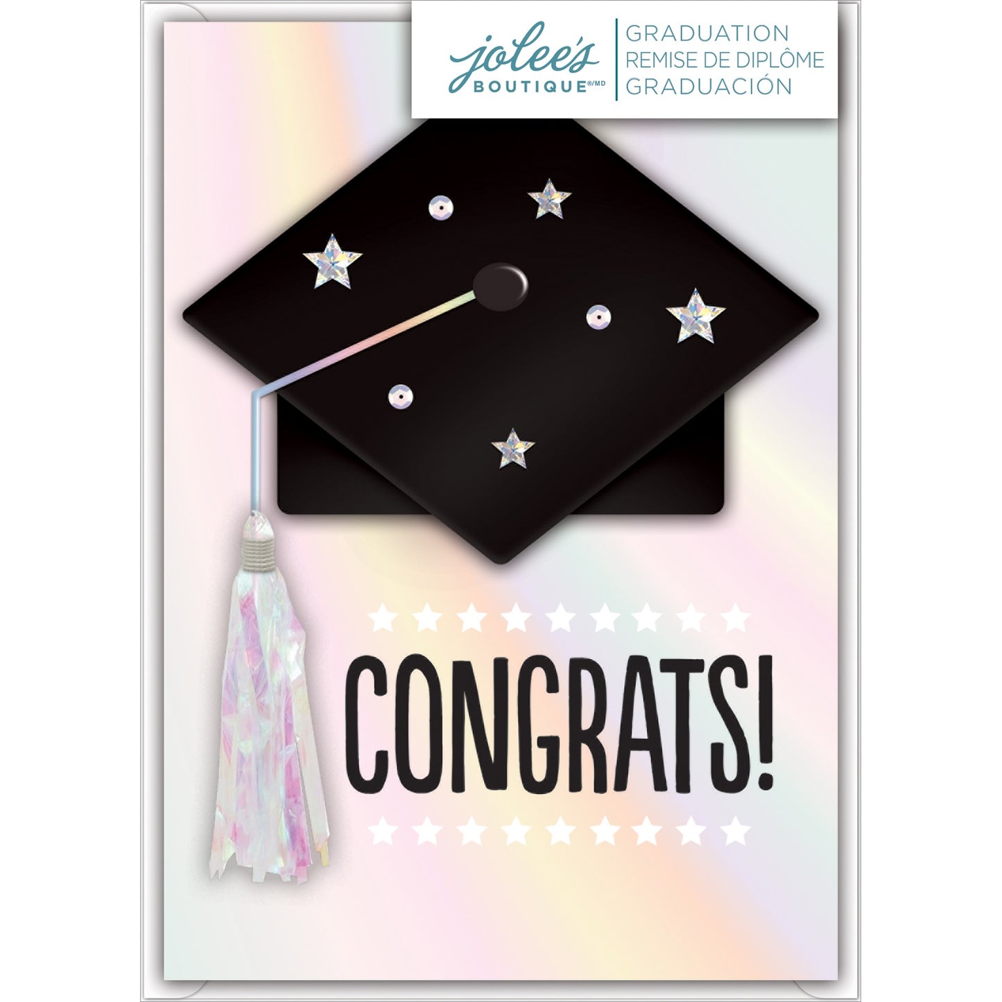 Jolee's Boutique Dimensional Greeting Card-Congrats