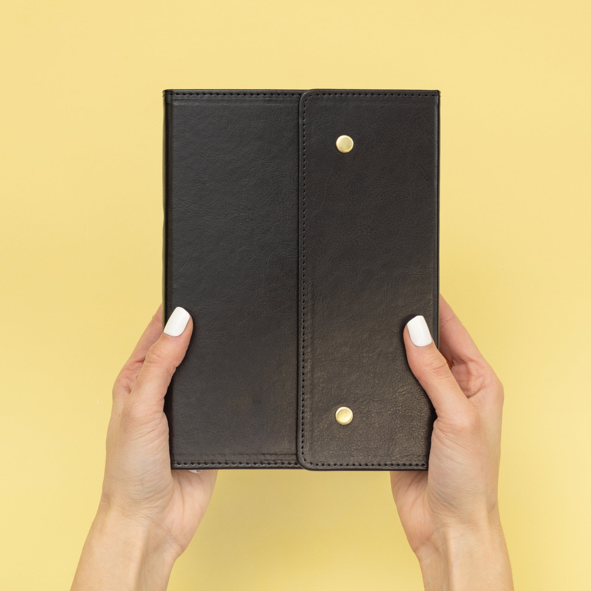 Silverpoint® Leatherette Journal, Black, 120 Dot Ruled Sheet