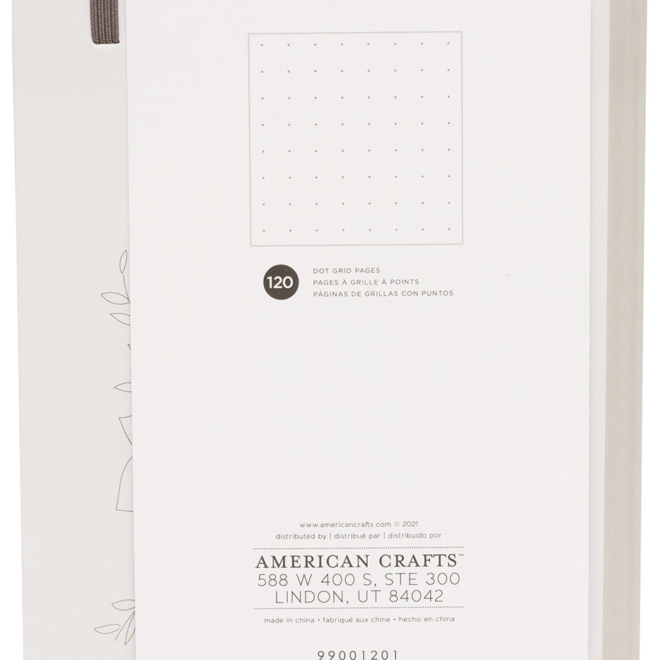 AC Point Planner Perfect Bound Planner 6"X8"-Linework - Dot Grid - 120 Sheets
