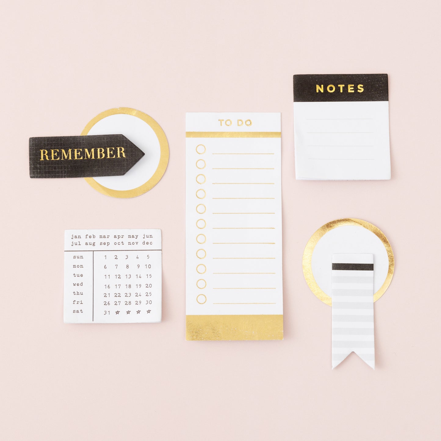 AC Point Planner Sticky Notes 150 Sheets-W/Gold Foil