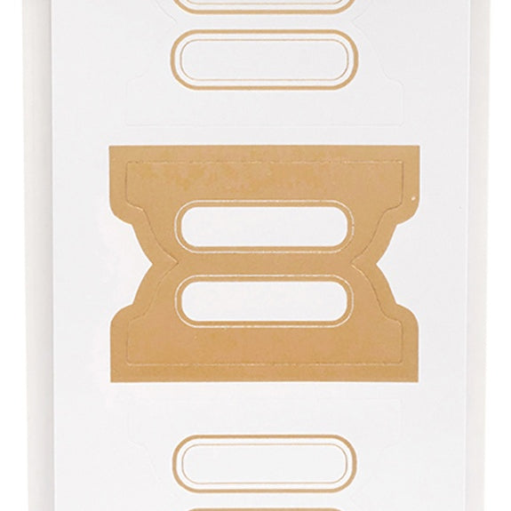 AC Point Planner Sticky Tabs 16 Pack-W/Gold Foil