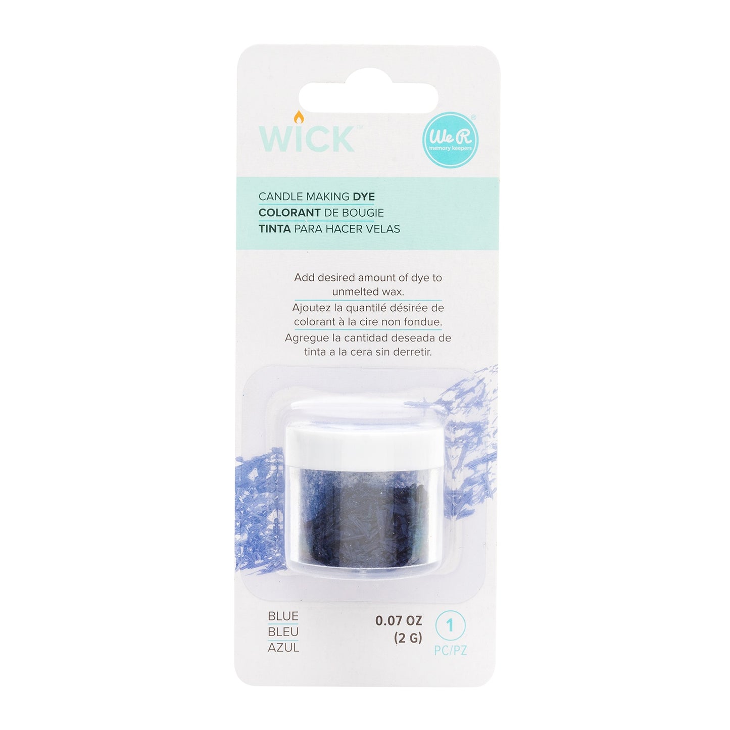We R Memory Keepers Wick Candle Making Dye-Blue