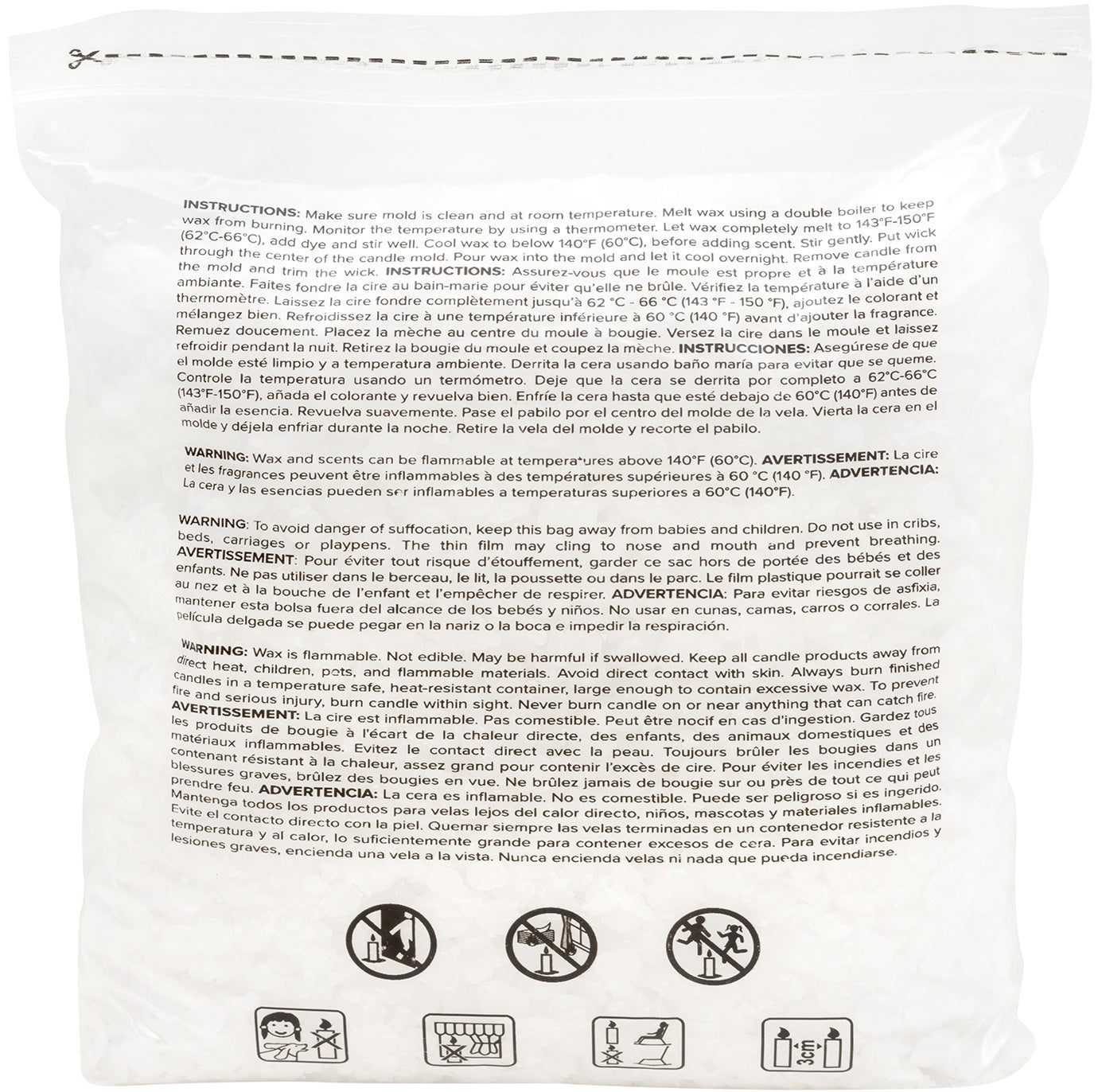 We R Memory Keepers Wick Paraffin Wax 1lb