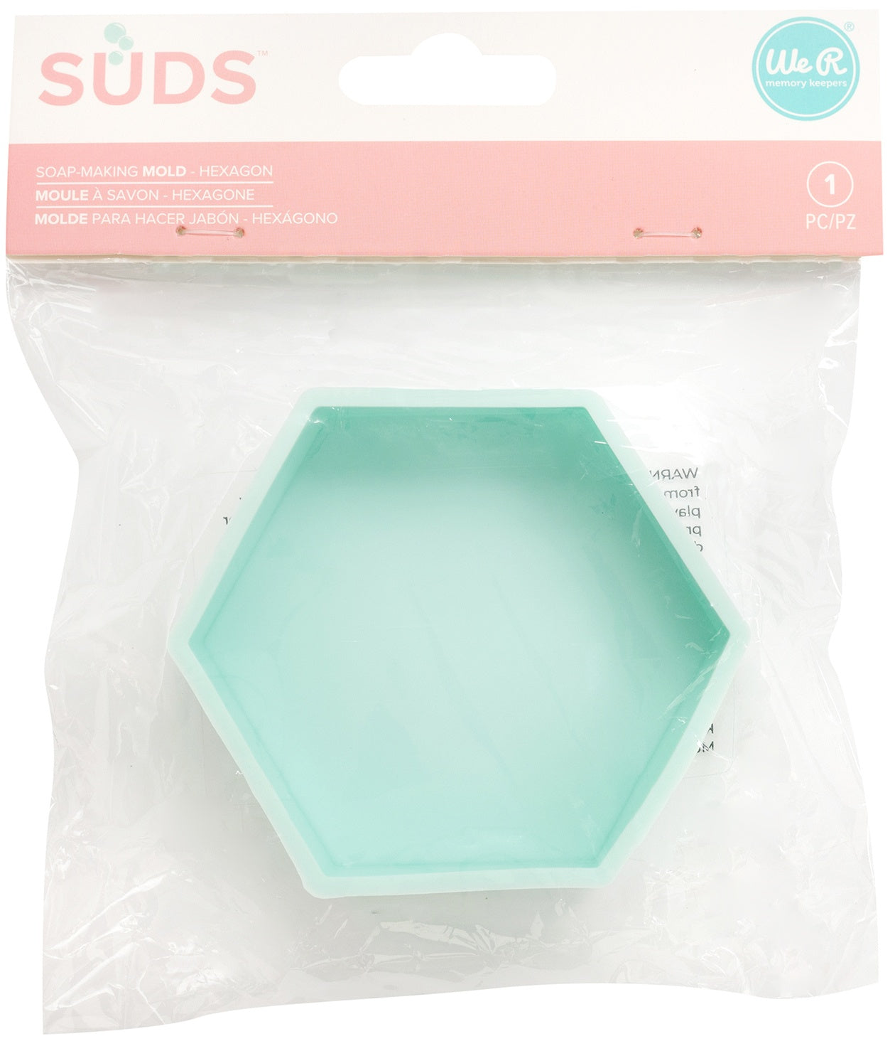 We R Memory Keepers Suds Silicone Mold -Hexagon