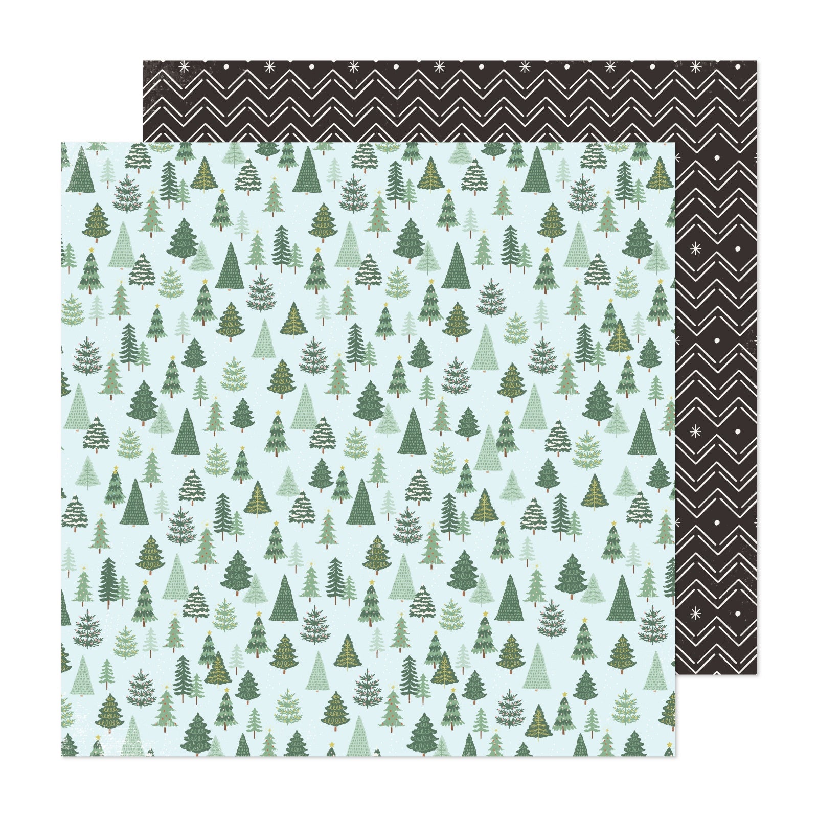 Mittens & Mistletoe Double-Sided 12x12" Cardstock Packs
