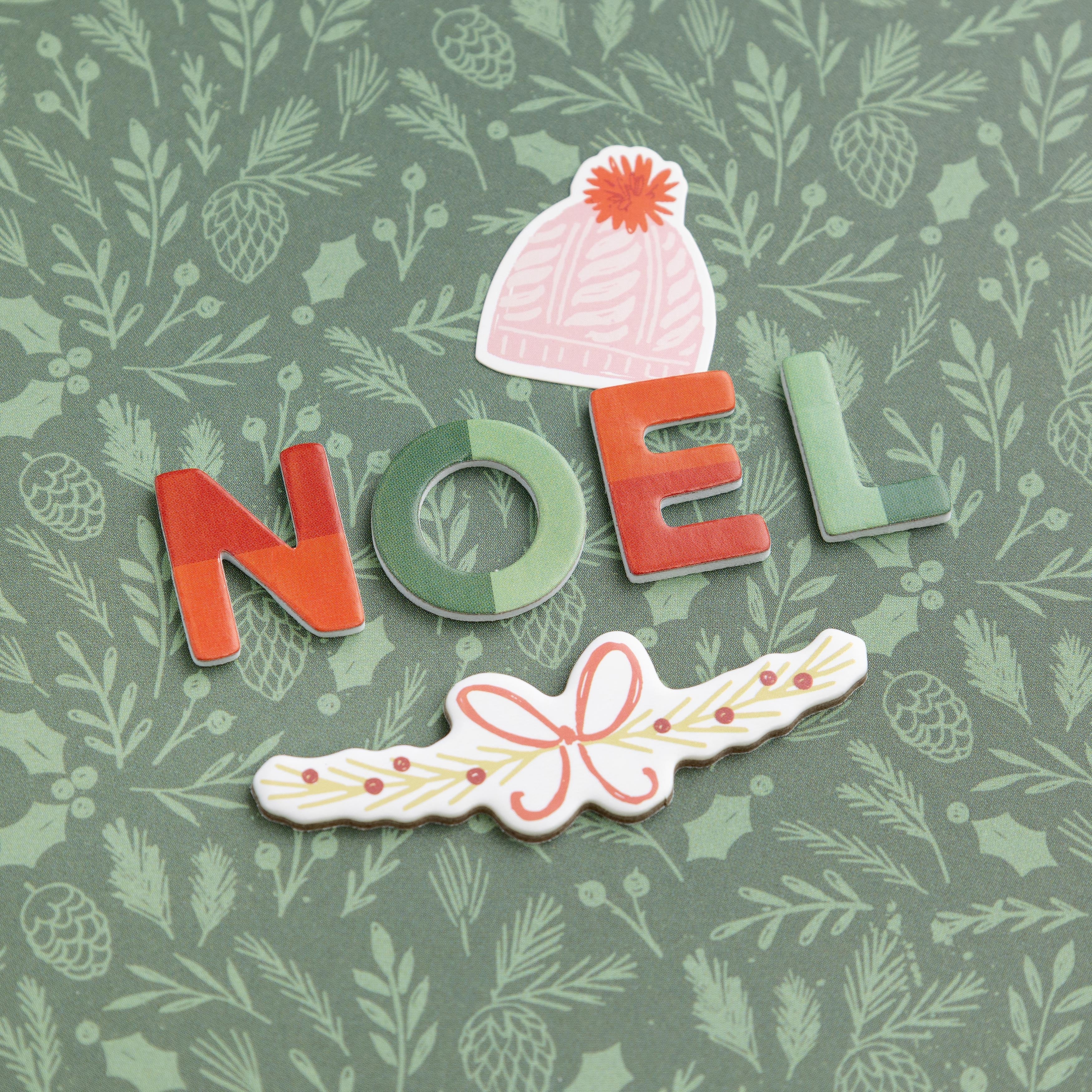 Mittens & Mistletoe Warm & Cozy Thickers Alphabet Stickers - 146pcs