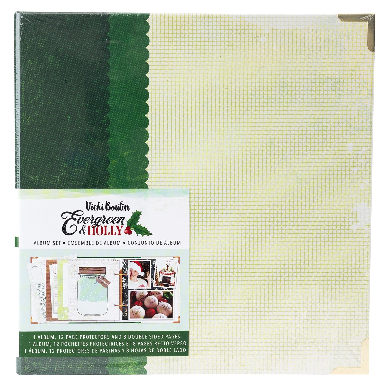 Vicki Boutin Evergreen & Holly 6x8" Album Set