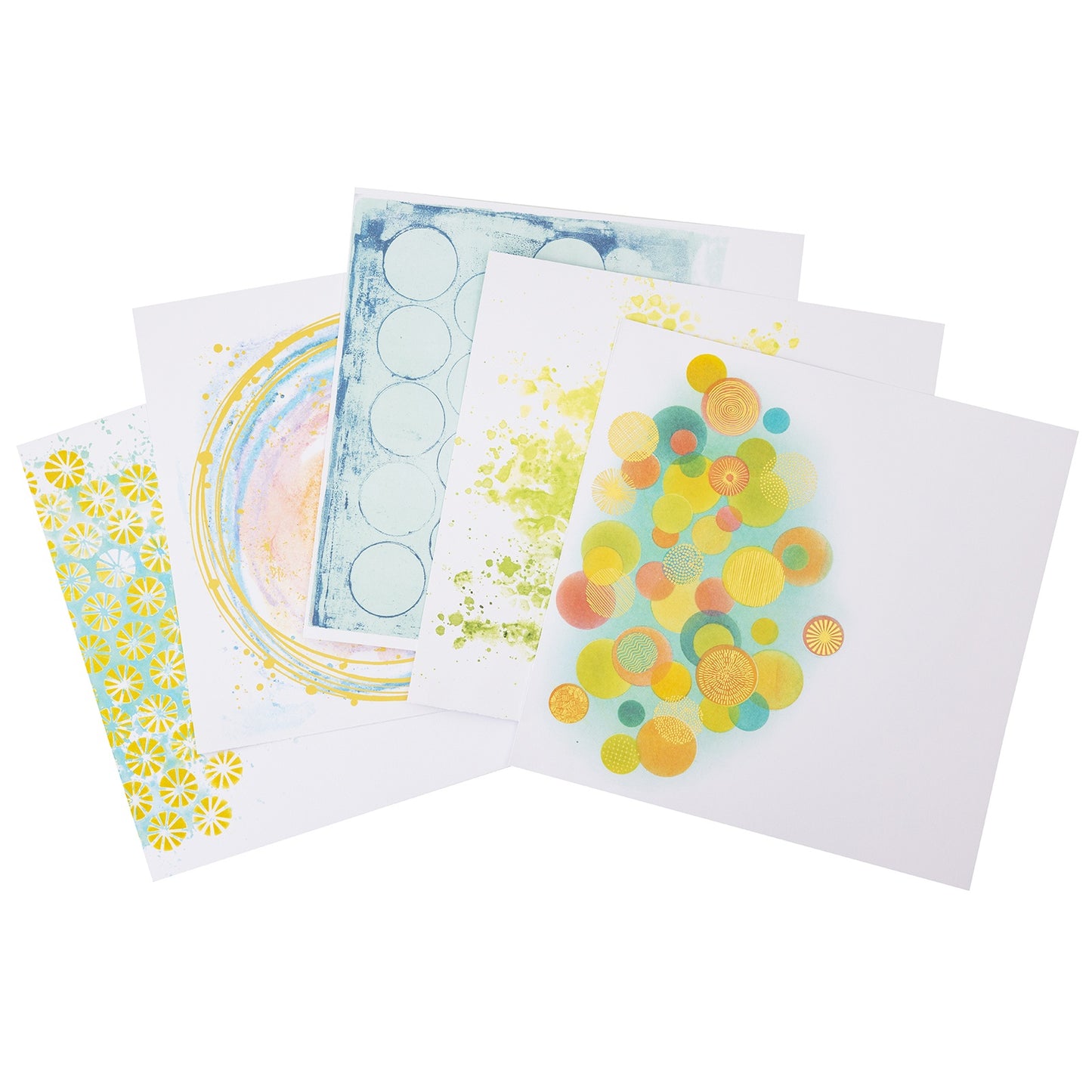 Vicki Boutin Mixed Media Backgrounds Paper 12"X12" 36/Pkg-Print Shop Painted Backgrounds