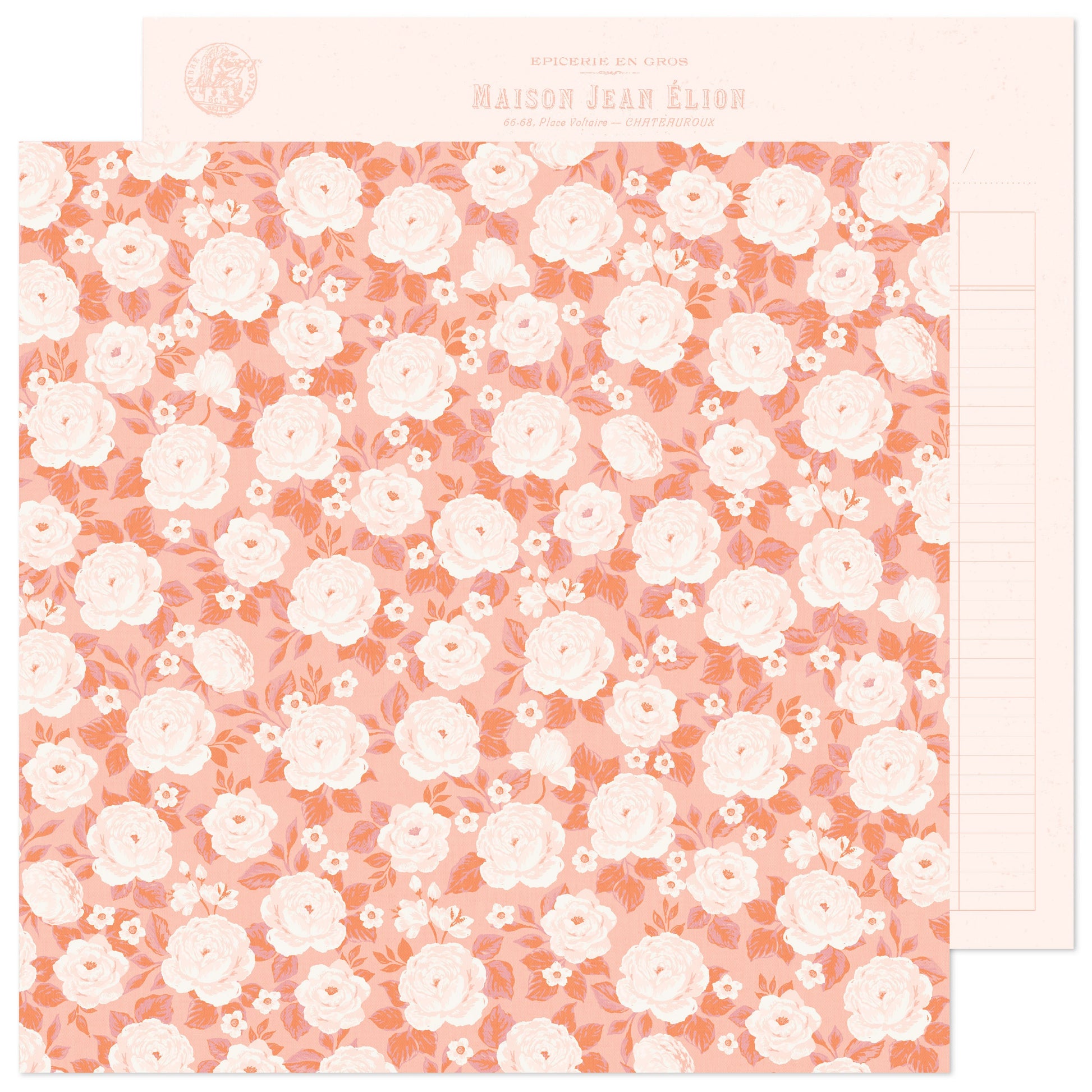 Pretty Pink Floral Scrapbook Page » Maggie Holmes Design
