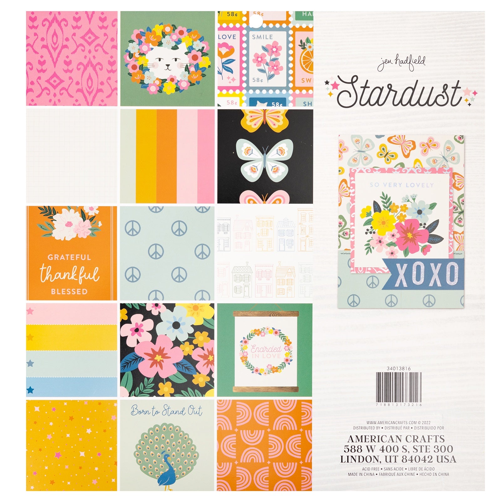 Dear Lizzy Stay Colorful Paper Pack 3
