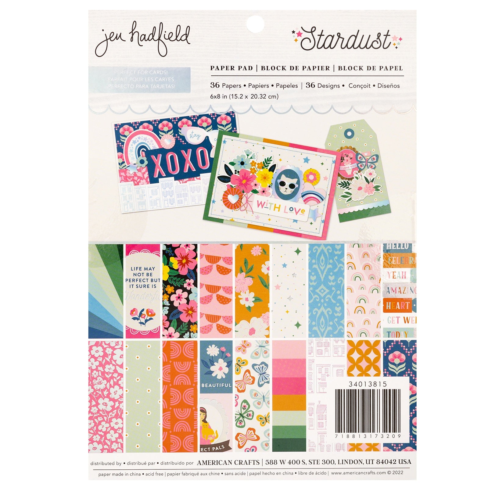 Jen Hadfield Stardust 6x8" Paper Pad