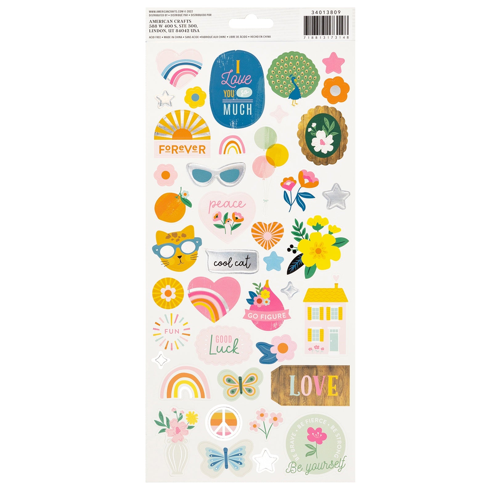 Jen Hadfield Stardust Cardstock Stickers Set