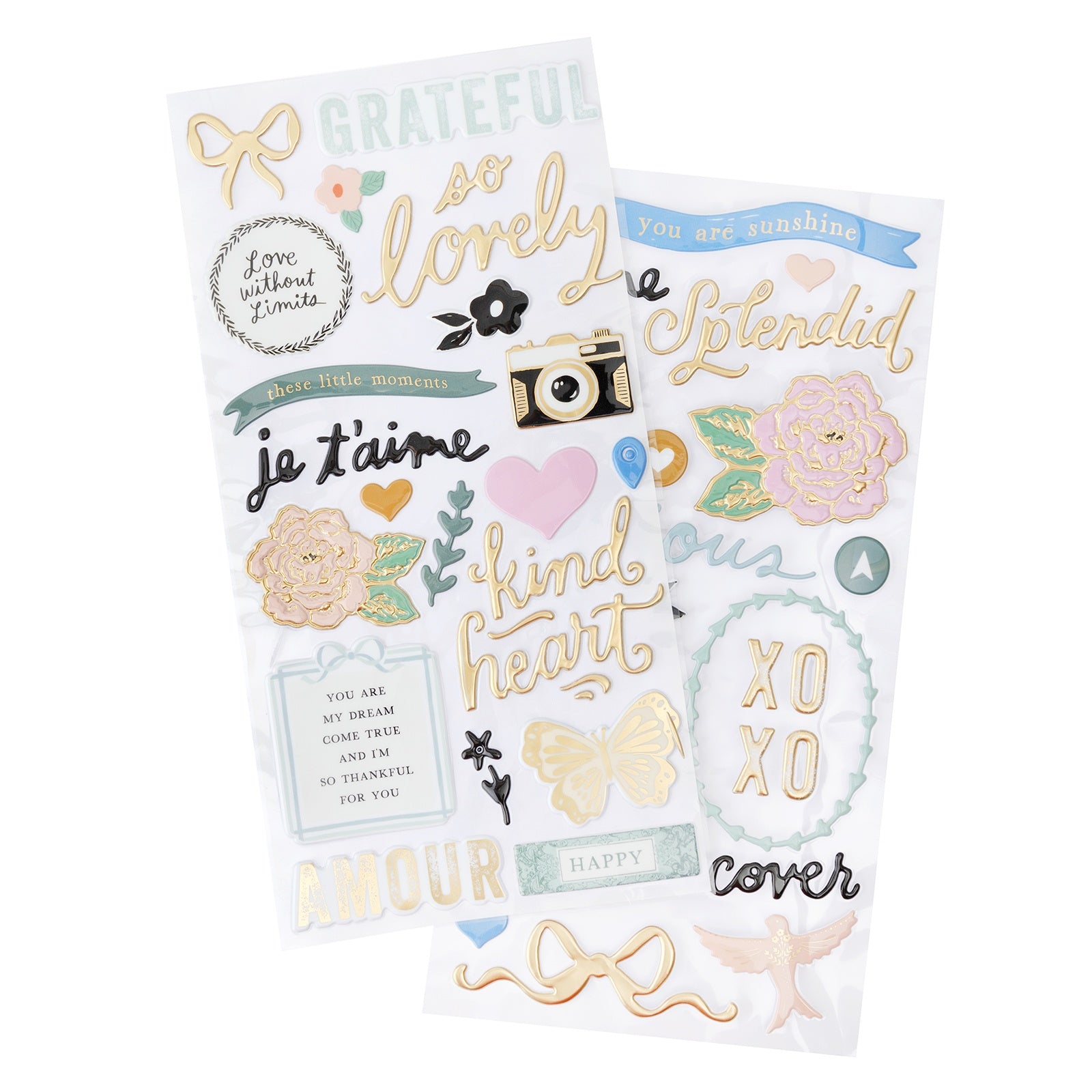 Maggie Holmes Parasol Thickers Splendid Phrase Puffy Stickers