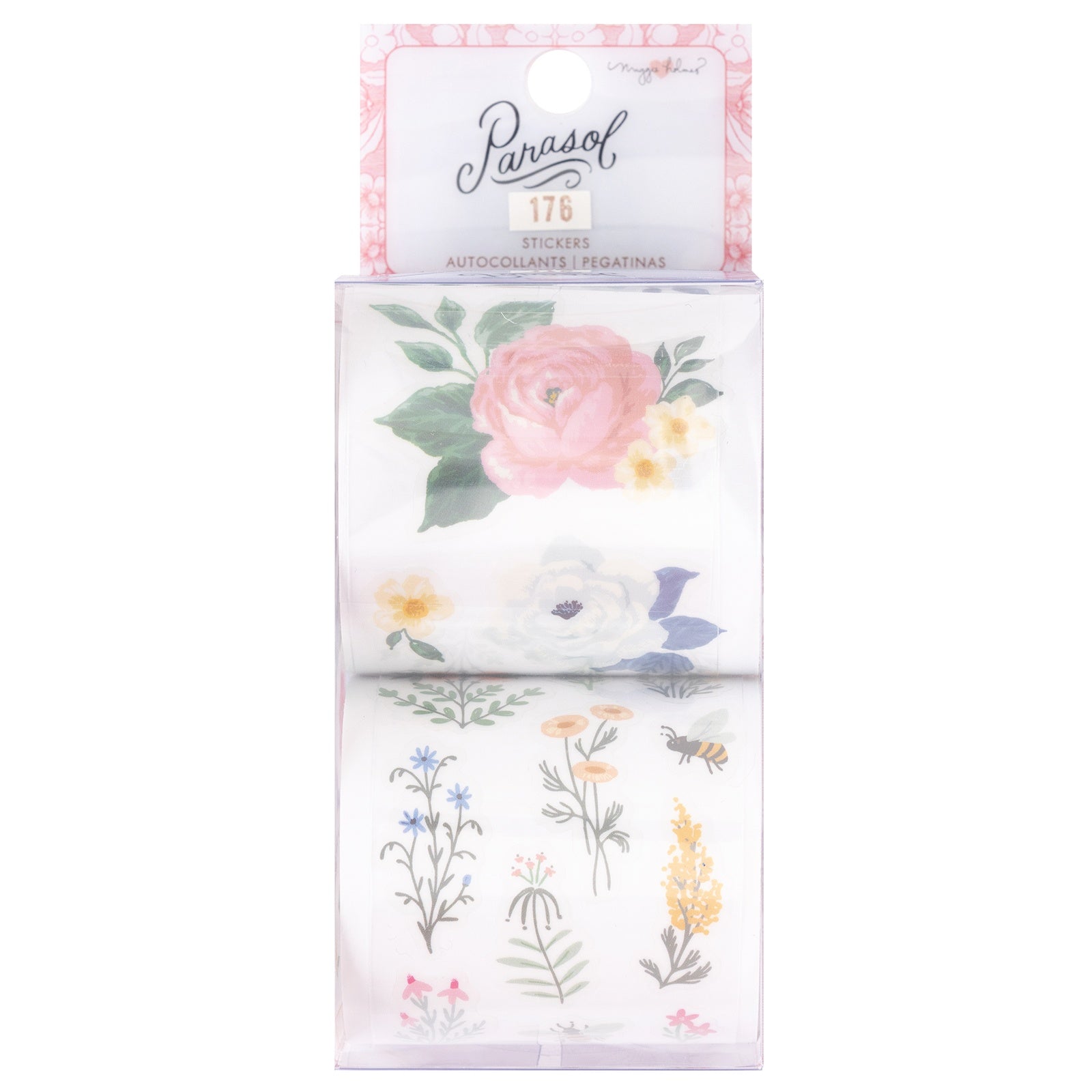 Maggie Holmes Parasol Clear Sticker Rolls-176/Pkg