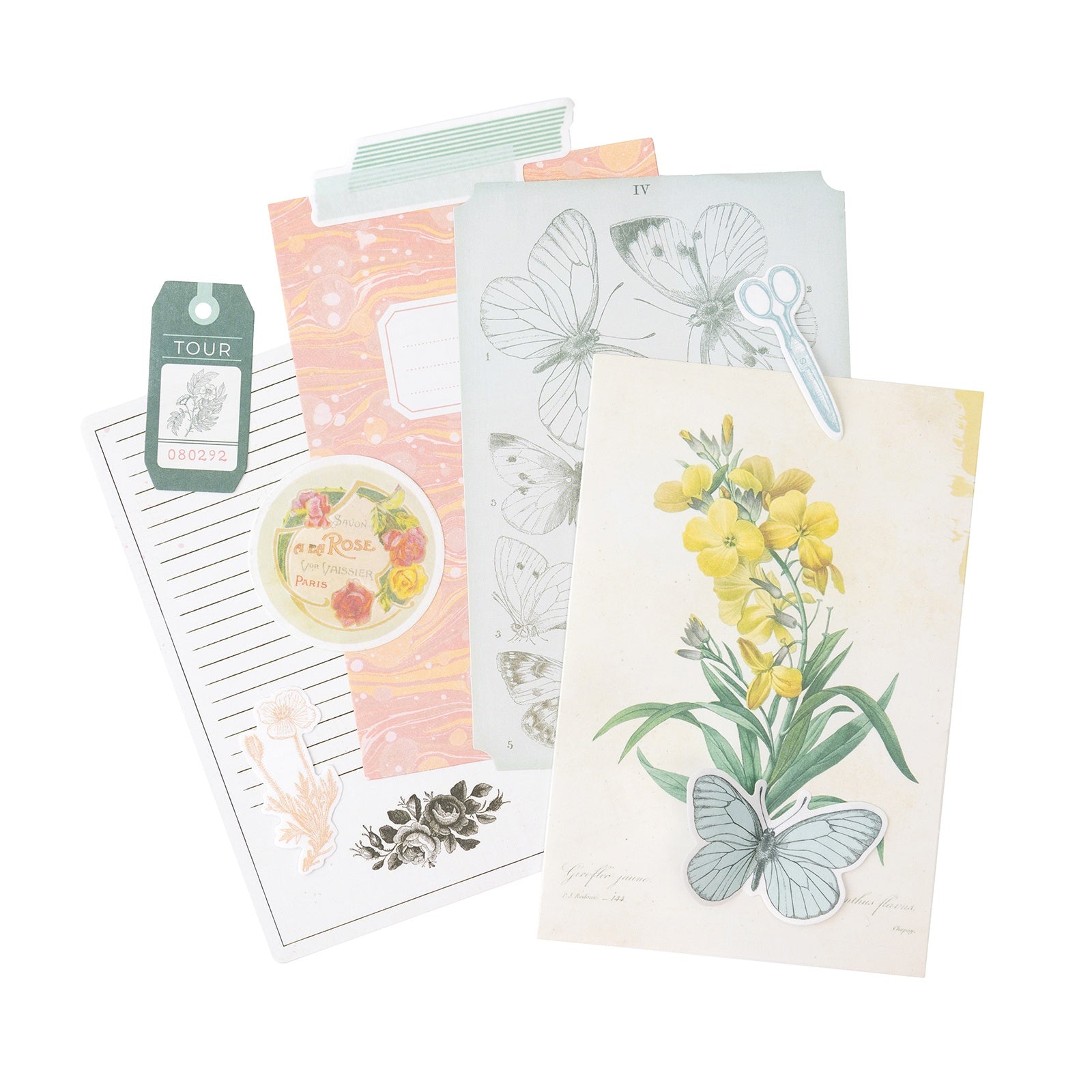 Maggie Holmes Parasol Paperie Pack 200 Pack-Paper Pieces & Washi Stickers