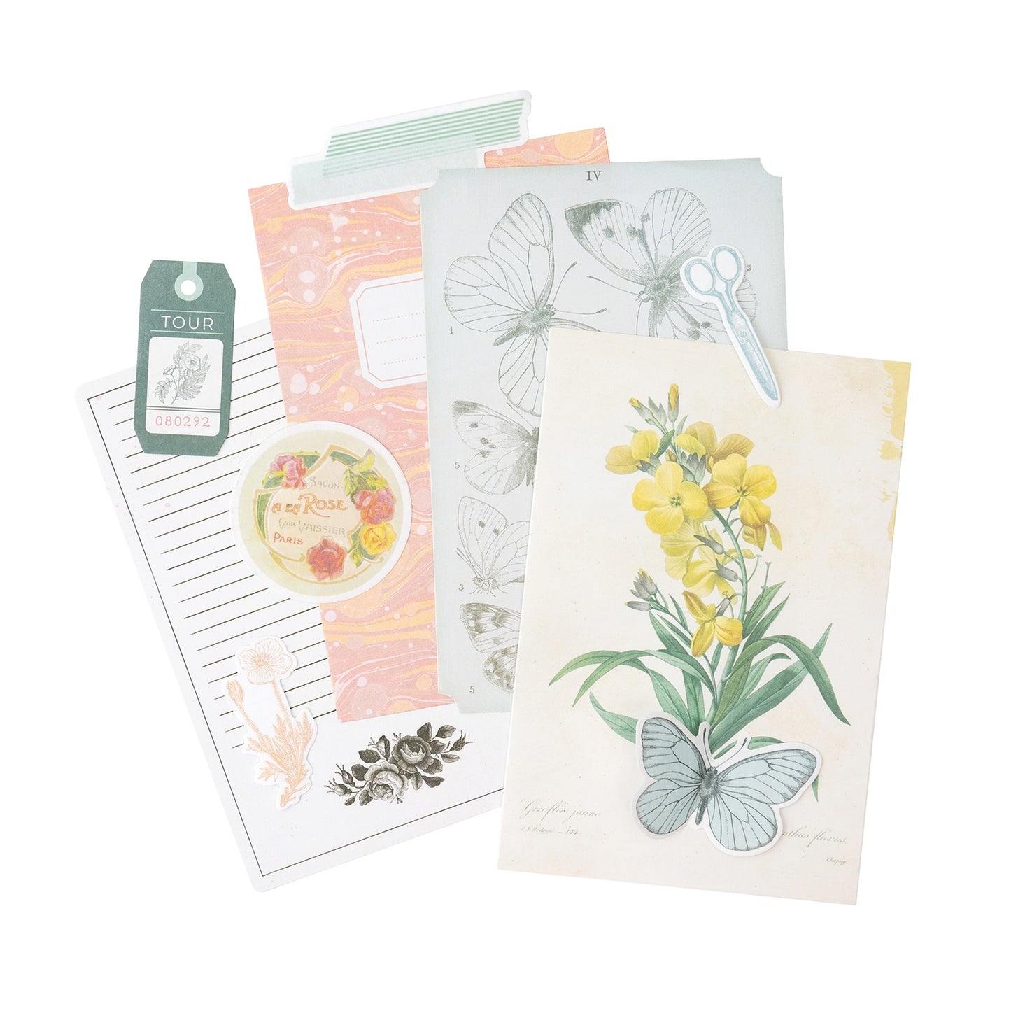 Maggie Holmes Parasol Paperie Pack 200/Pkg-Paper Pieces & Washi Stickers