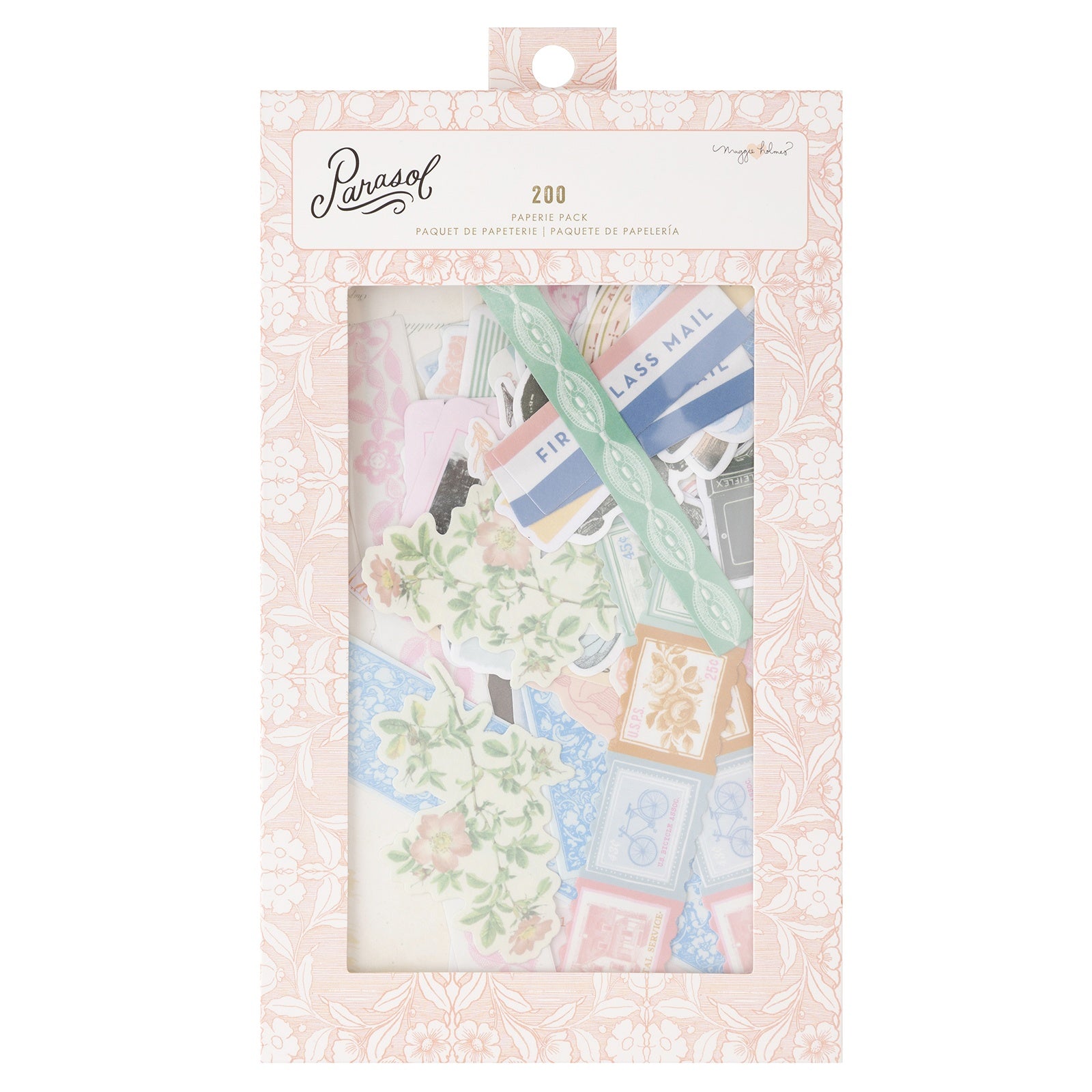 Maggie Holmes Parasol Paperie Pack 200 Pack-Paper Pieces & Washi Stickers
