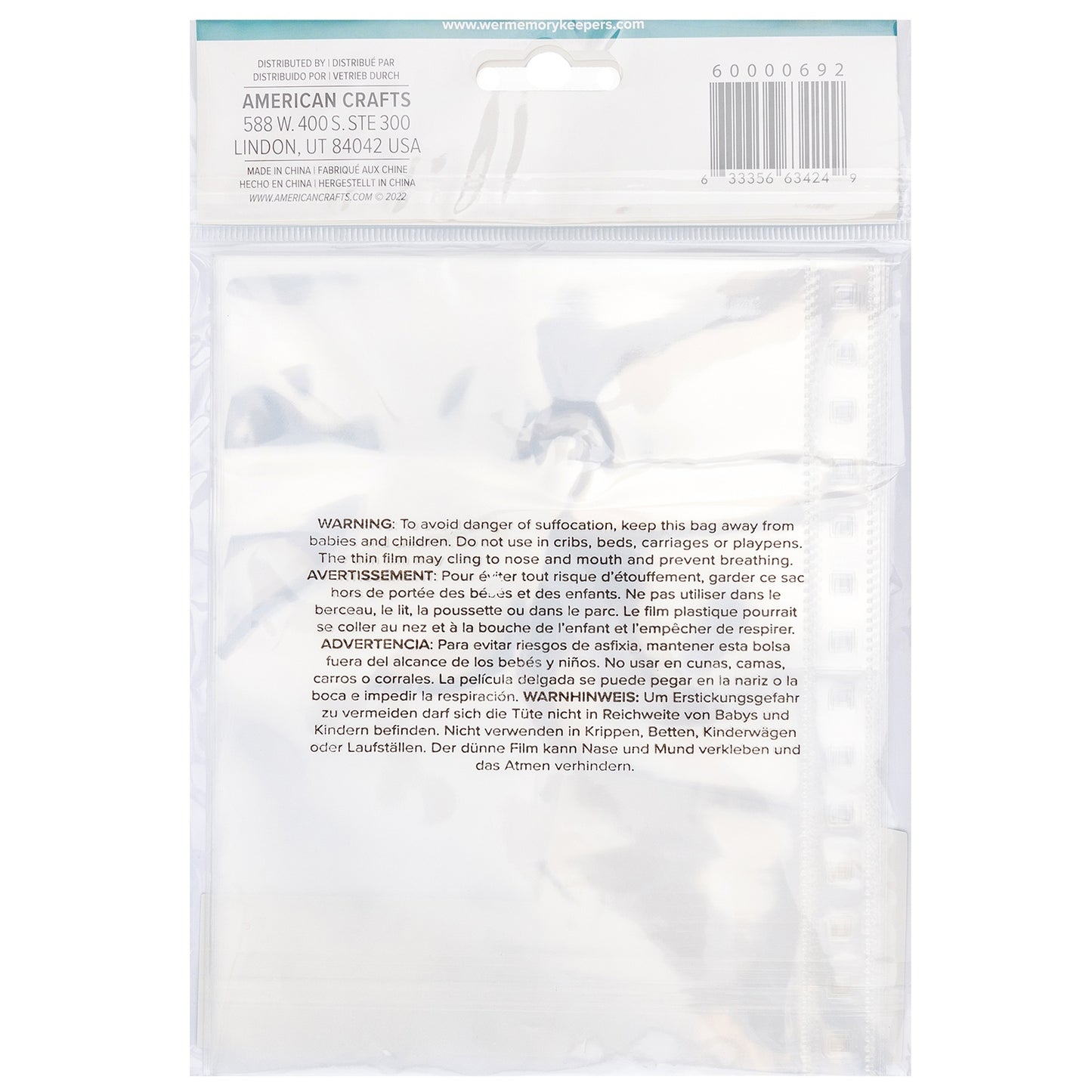 We R Memory Keepers Cinch Page Protectors 5"X7" 10/Pkg