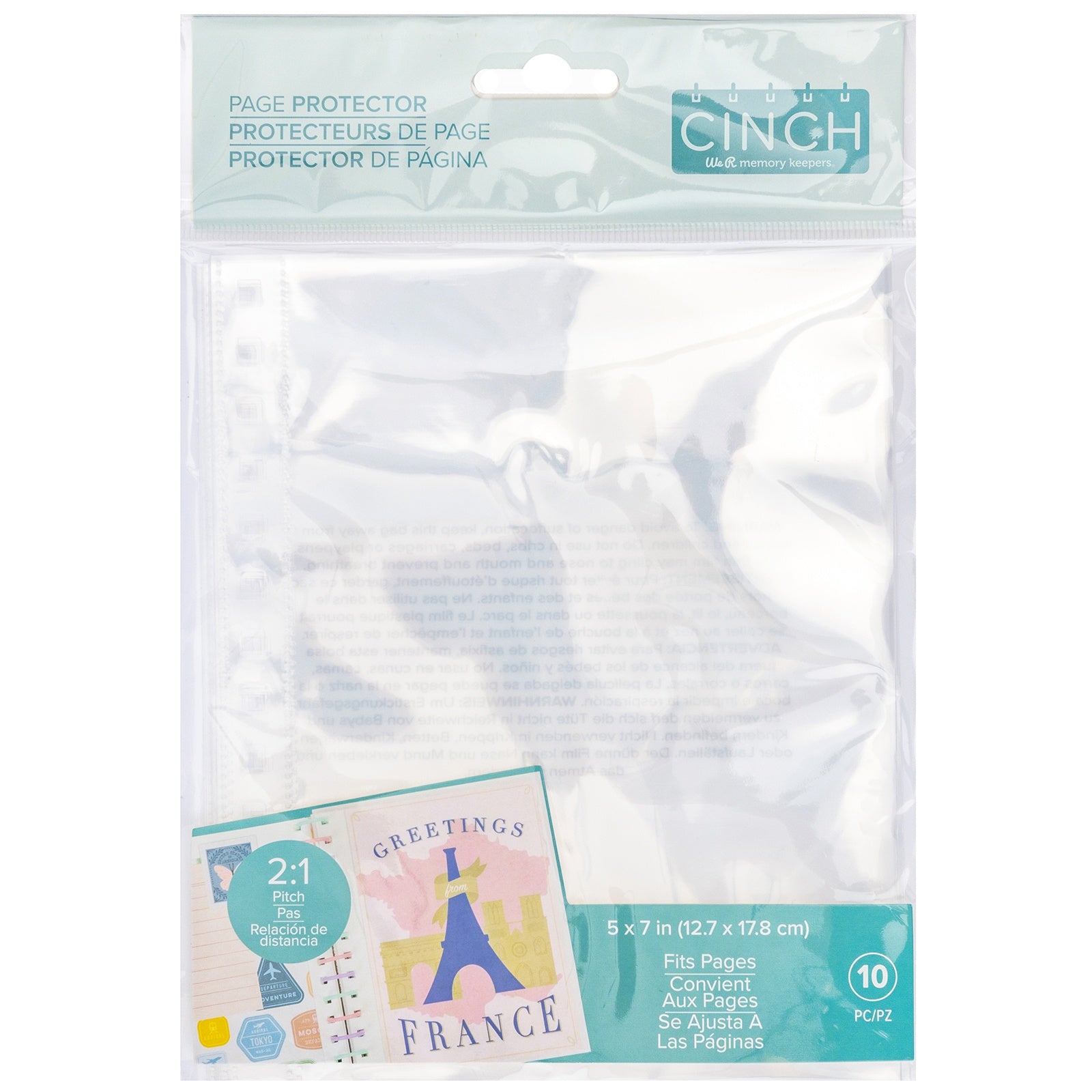We R Makers Cinch Page Protectors 5"X7"-10/Pkg