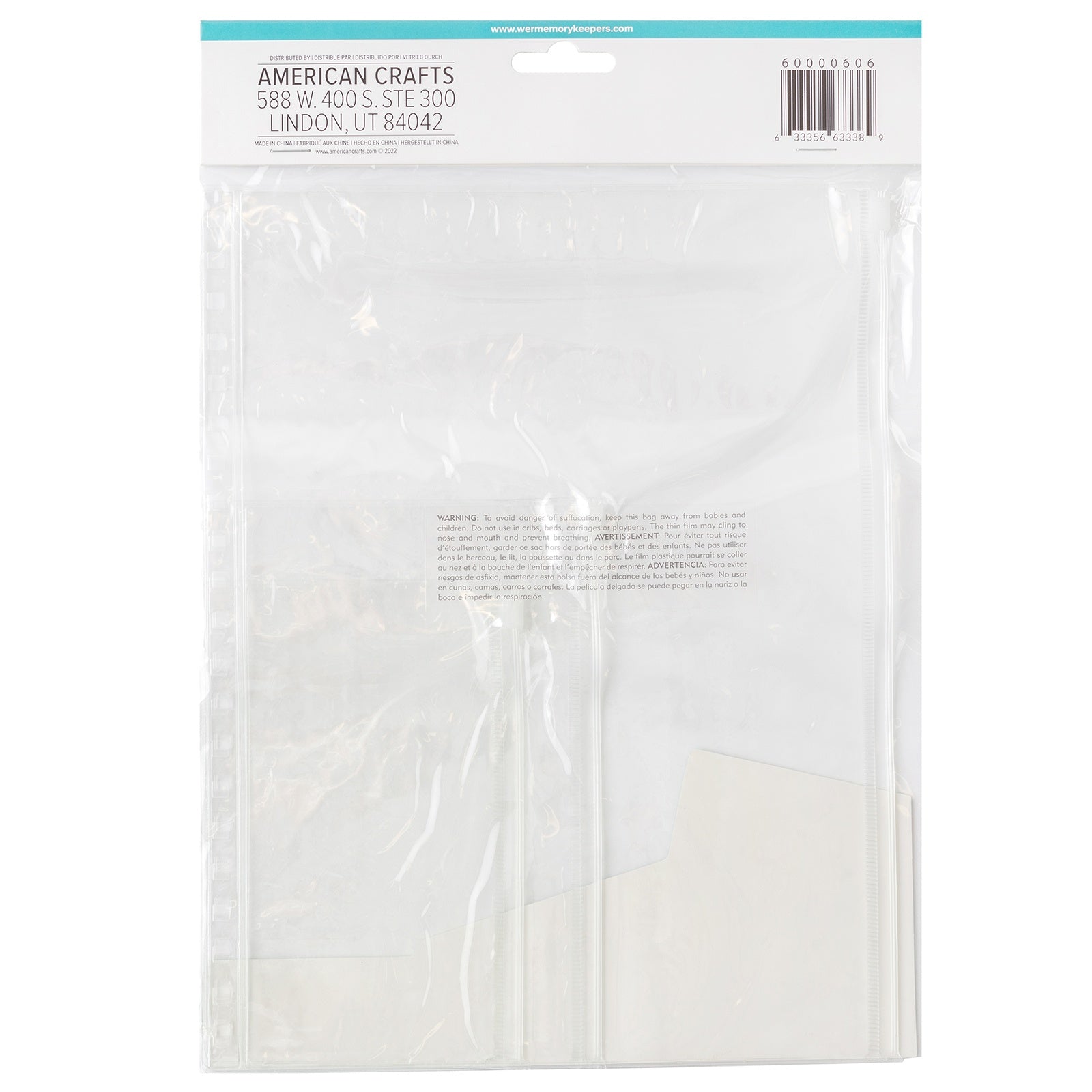 We R Memory Keepers Cinch Storage Pouch 3/Pkg