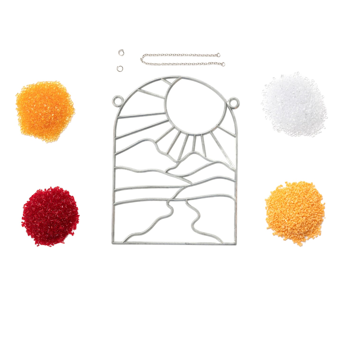 Colorbok Makit & Bakit Melting Crystal Suncatcher Kit-Sunset