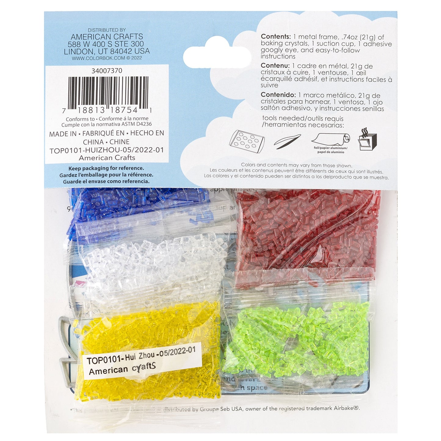 Colorbok Makit & Bakit Suncatcher Kit-Toucan