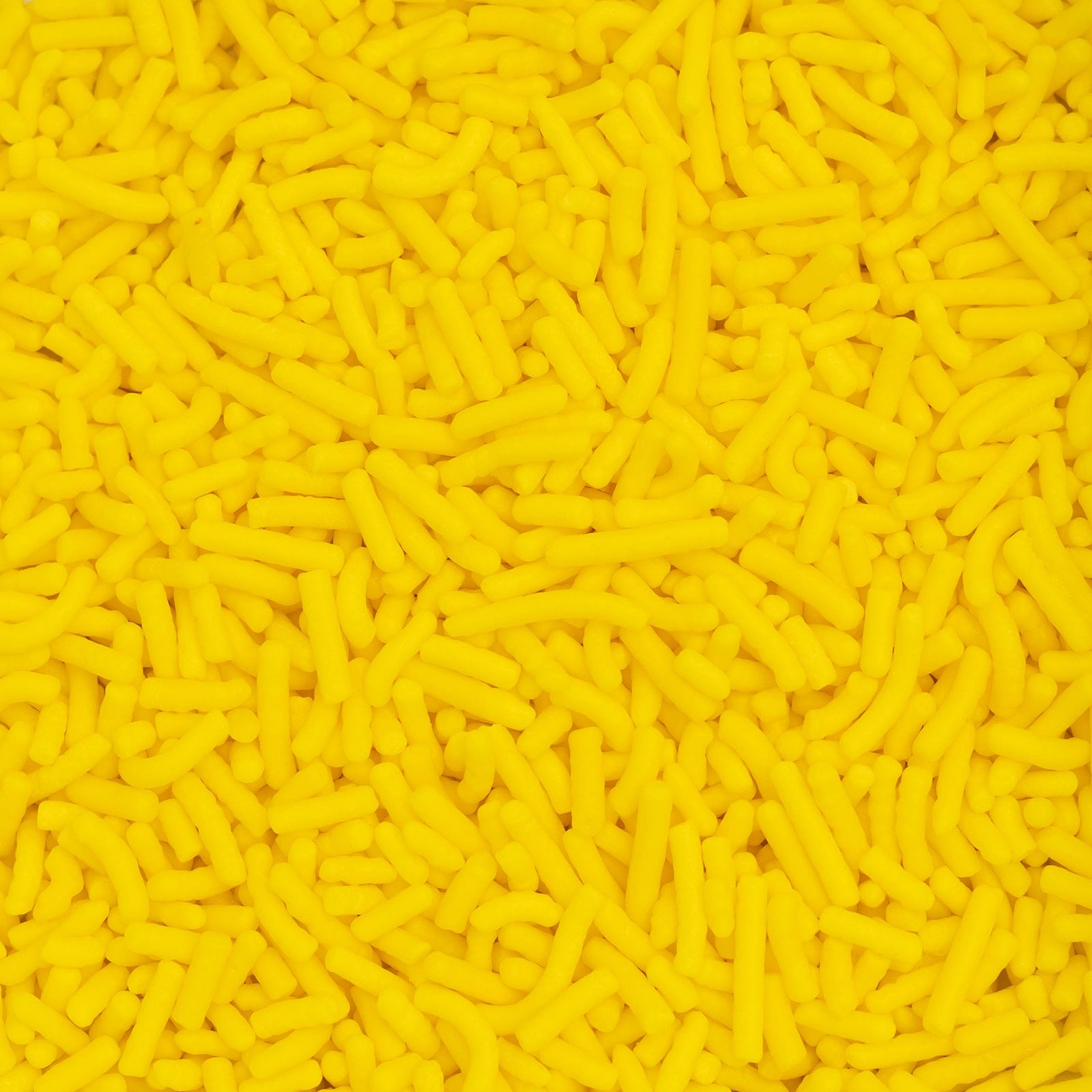 AC Food Crafting Bulk Polished Jimmies 25lbs-Bright Yellow