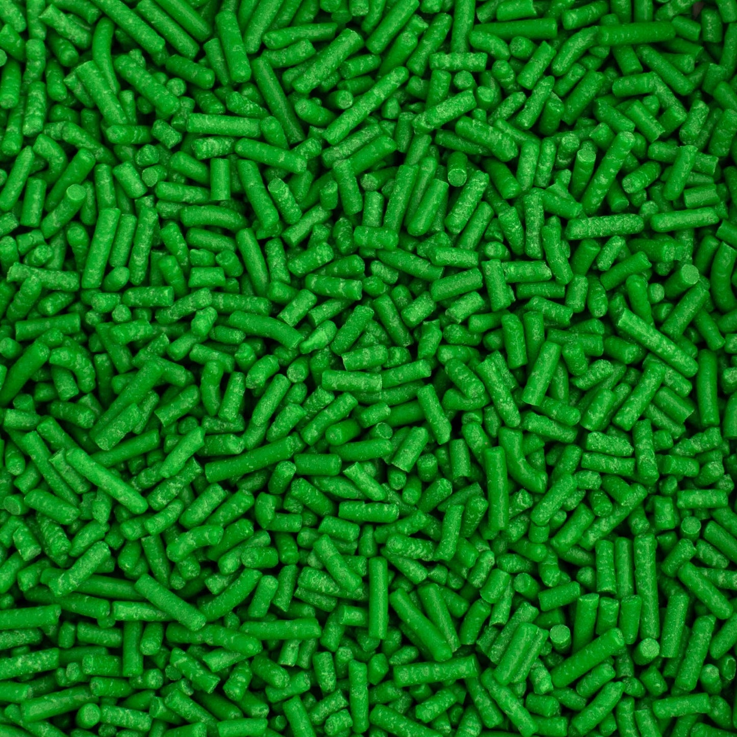 AC Food Crafting Bulk Polished Jimmies 25lbs-Medium Green