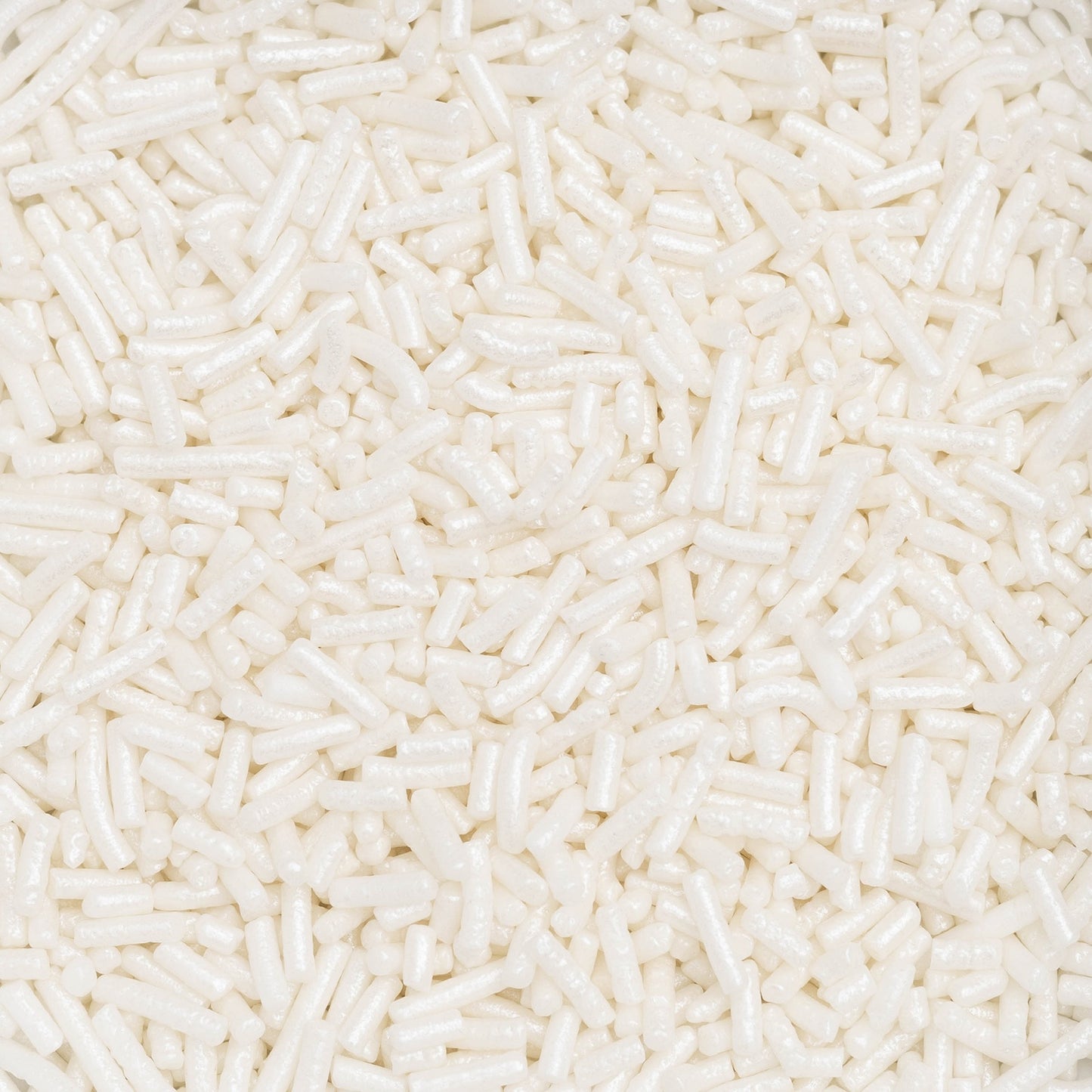 AC Food Crafting Bulk Pearlized Jimmies 25lbs-White
