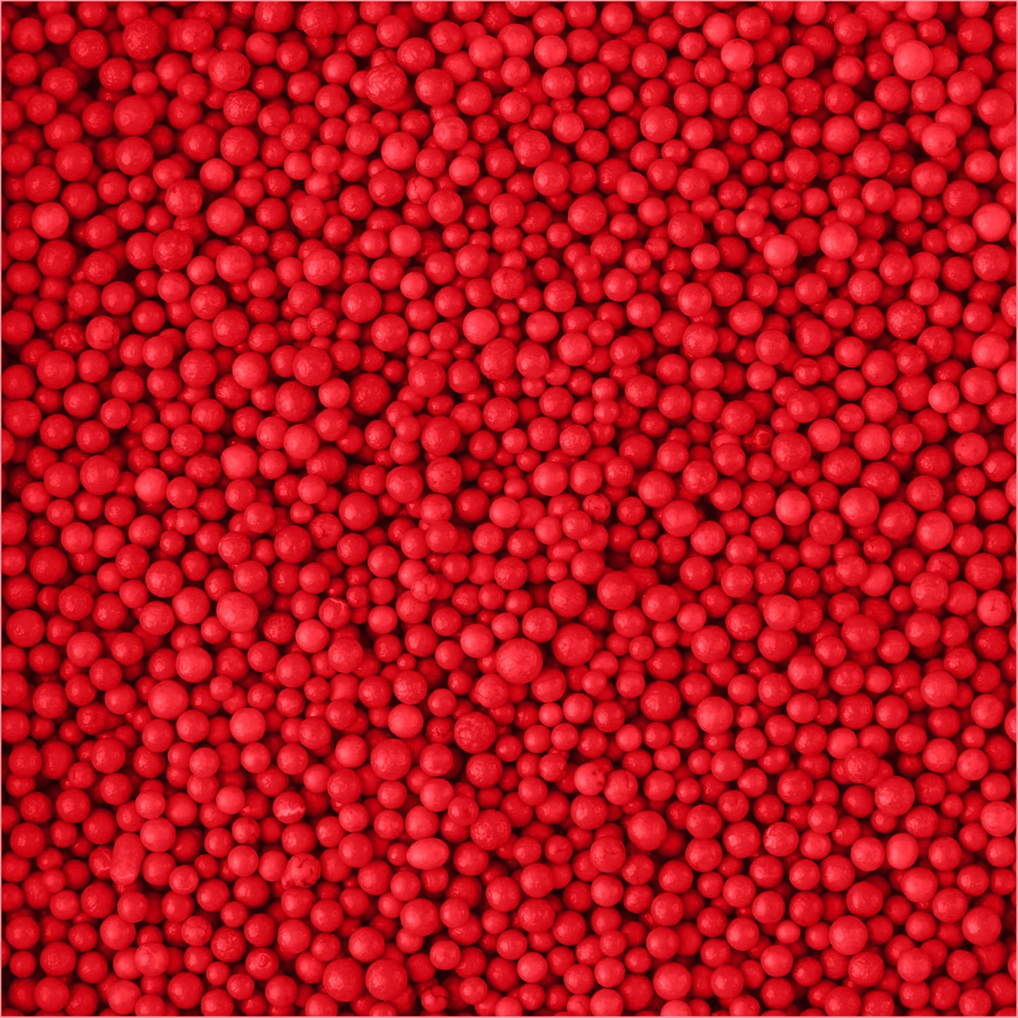 AC Food Crafting Bulk Polished Nonpariel Sprinkles 25lbs-Bright Red