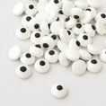 Load image into Gallery viewer, AC Food Crafting Bulk Pearlized Pressed Candy Sprinkles 25lb-Medium Eyeball - White
