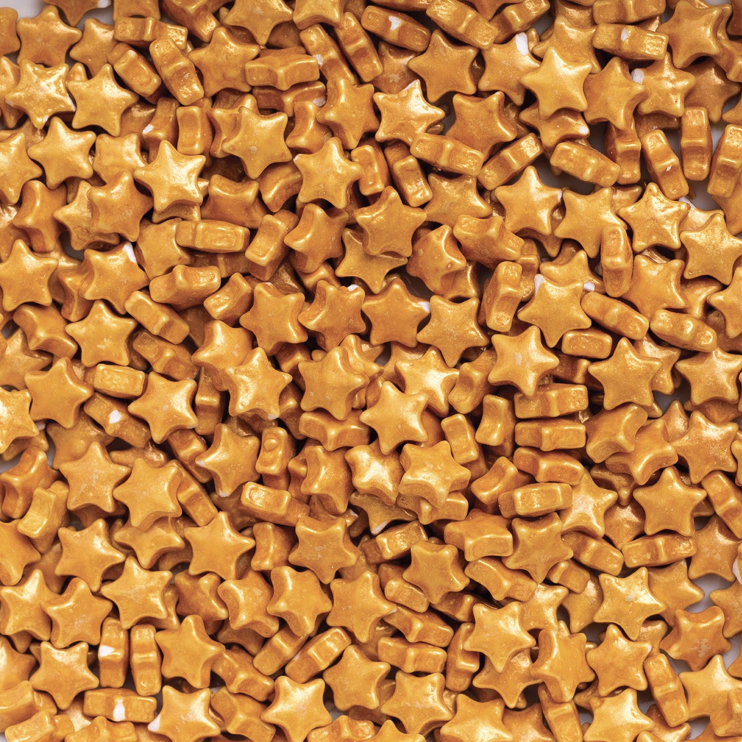 AC Food Crafting Bulk Pearlized Cut Dough Sprinkles 25lbs-Star - Gold