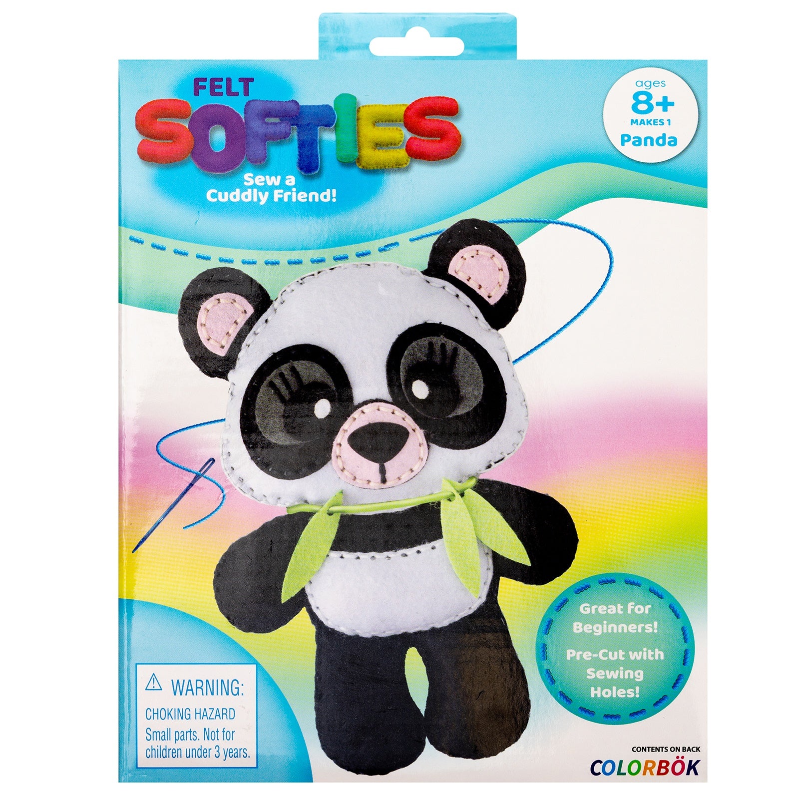 Colorbok Felt Softie Kit-Panda