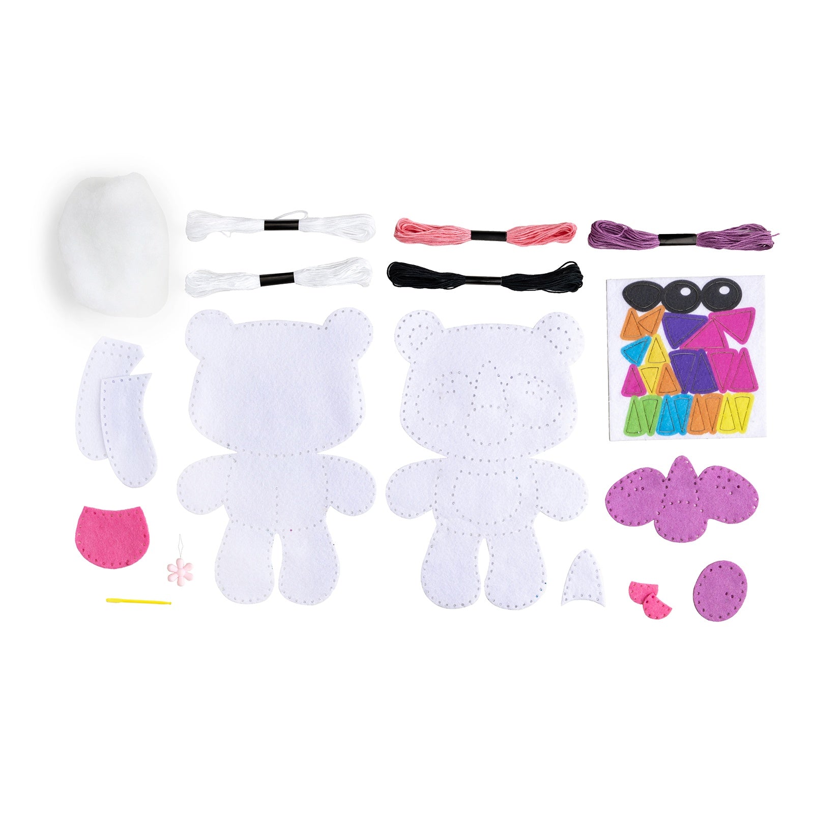 Felt Softies Rainbow Tiger Sewing Kit