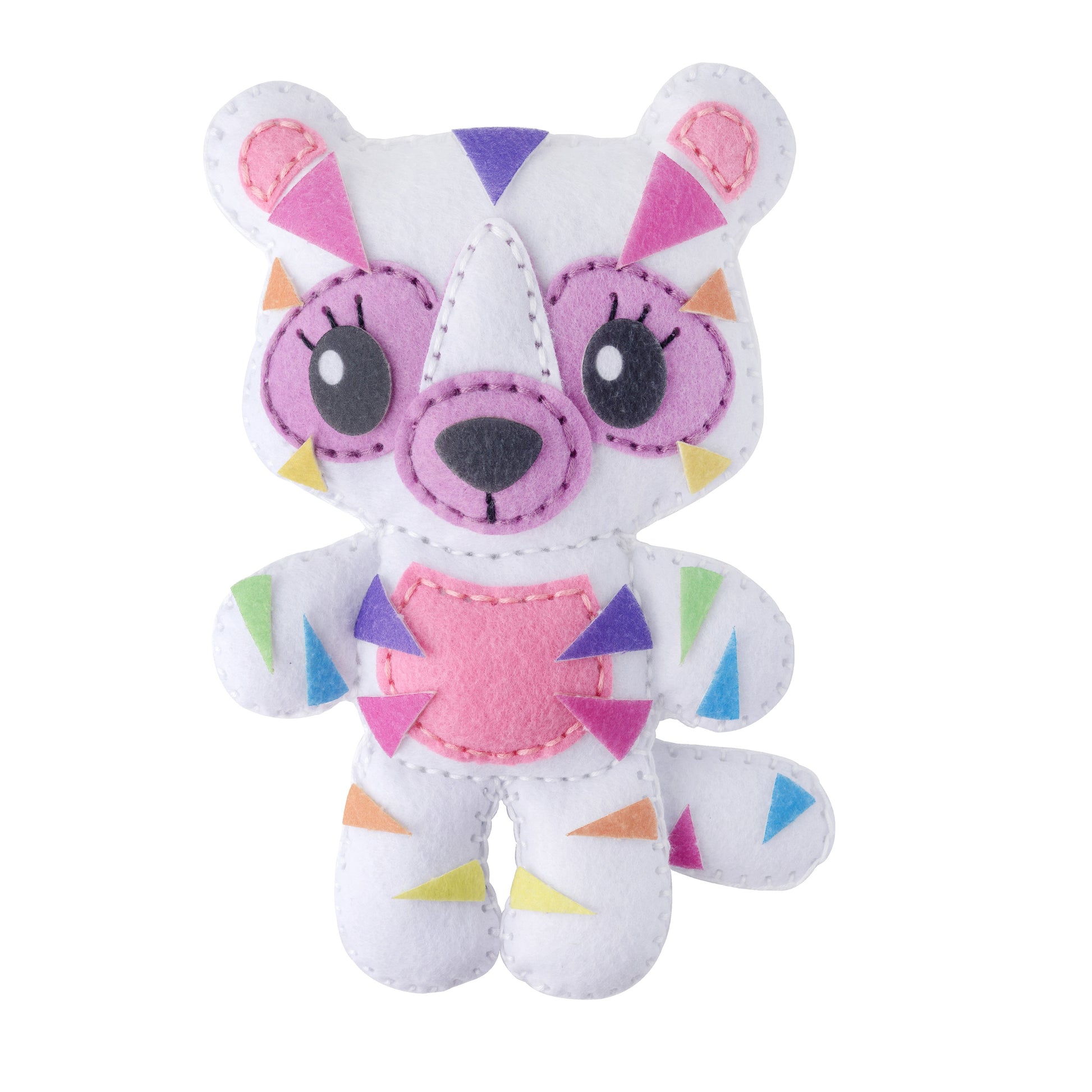 Felt Softies Rainbow Tiger Sewing Kit