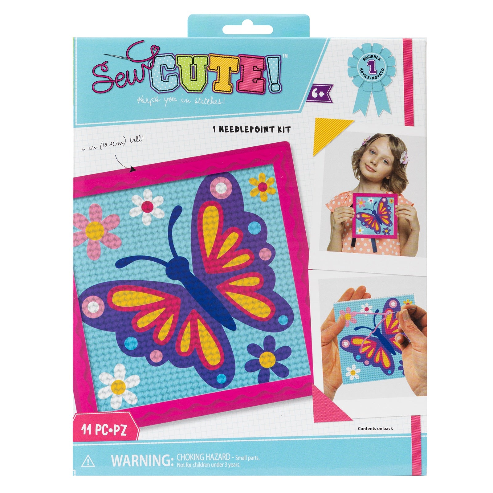 Sew Cute! Needlepoint Butterfly Kit