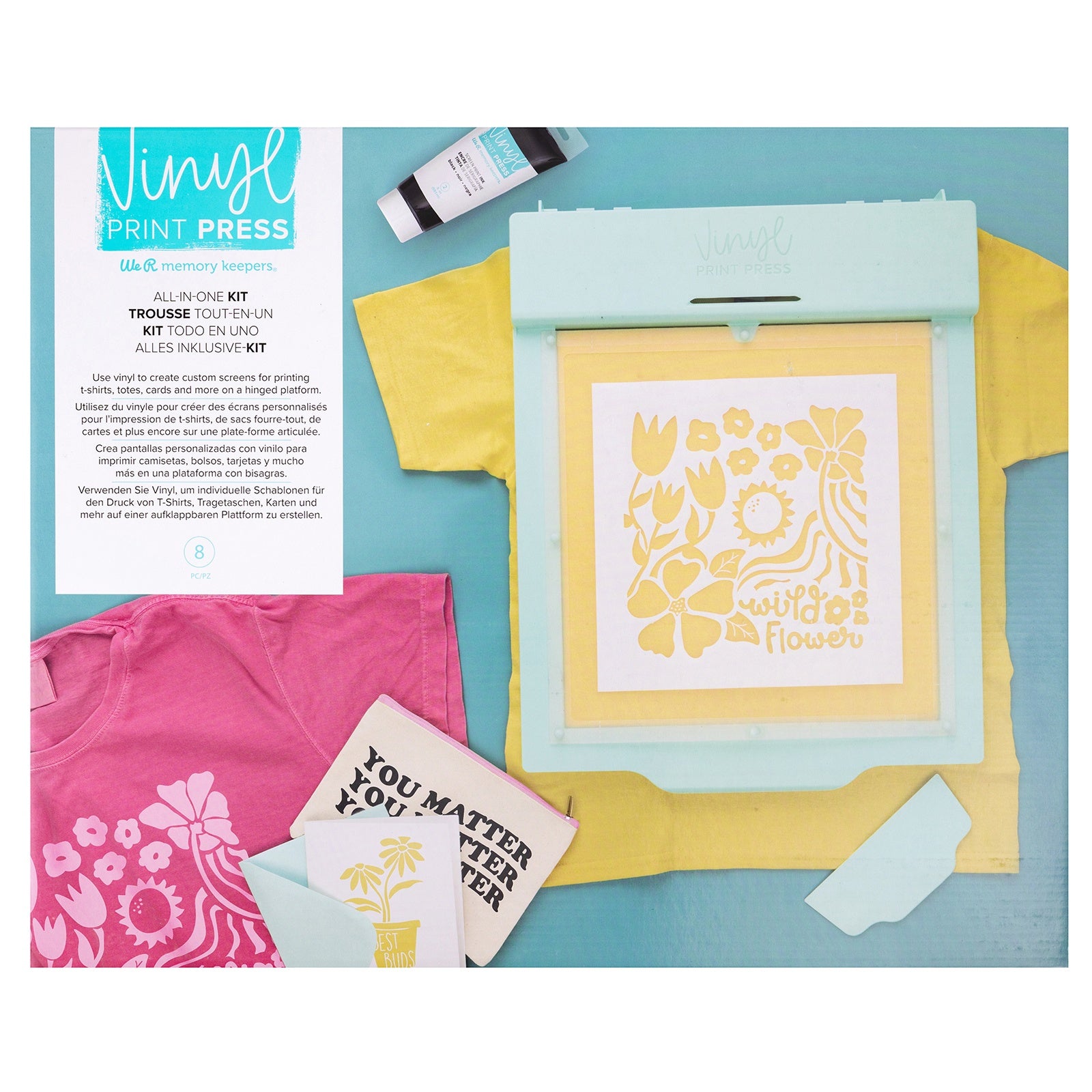 We R Memory Keepers Vinyl Print Press All-In-One Kit