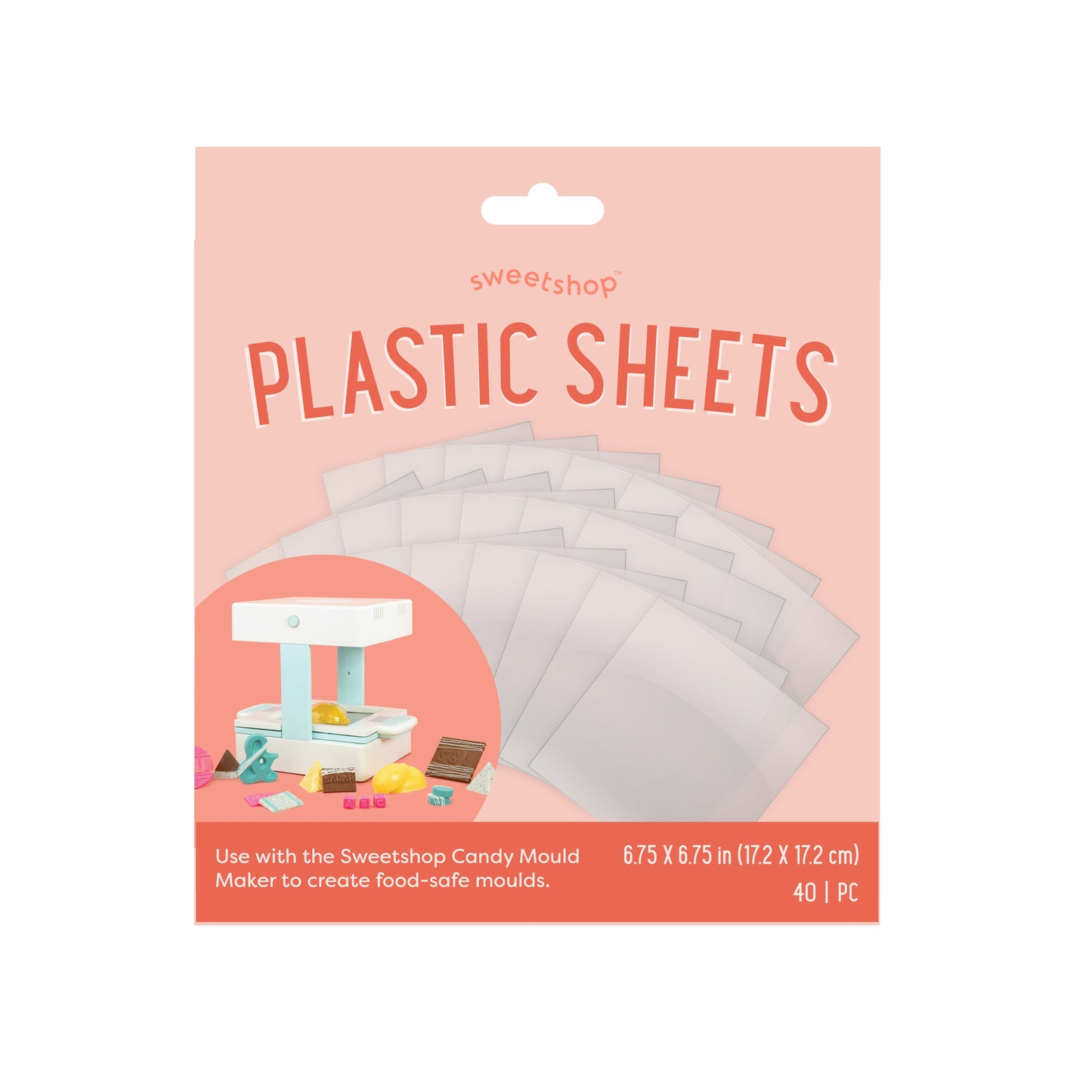 Sweetshop Candy Mould Maker Plastic Sheets 40/Pkg