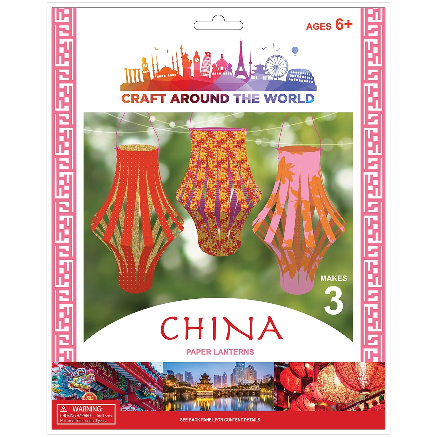 Craft Around The World Chinese Paper Lanterns-Makes 3