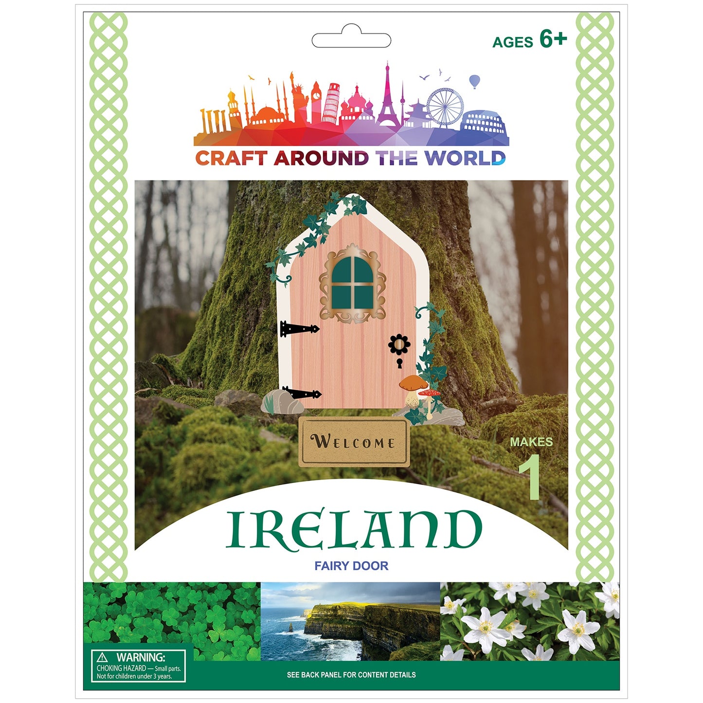 Craft Around The World Irish Fairy Door-Makes 1